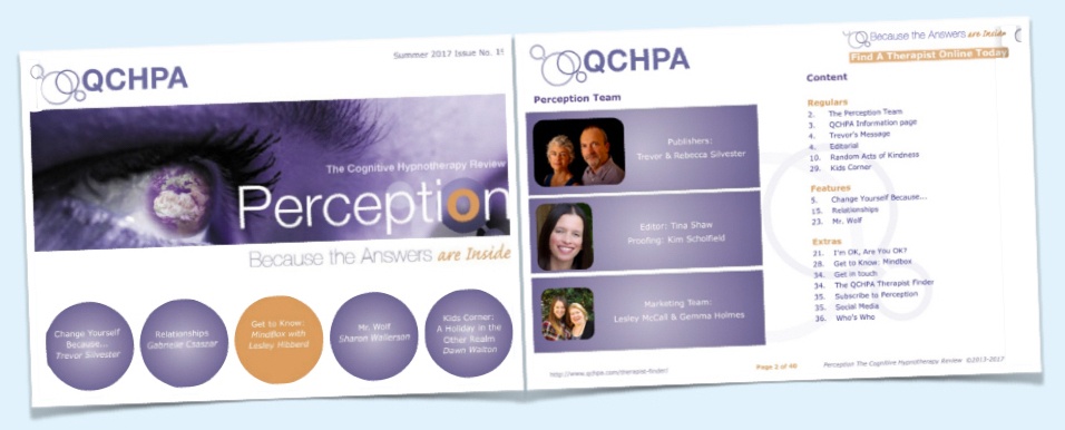 Perception Cognitive Hypnotherapy Magazine